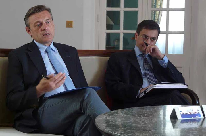 Lundi 16 mai 2011 - Présentation du bilan des activités 2010 de Ladom, avec François-Xavier Bieuville, directeur général de Ladom (Photo Emilie Sorres)