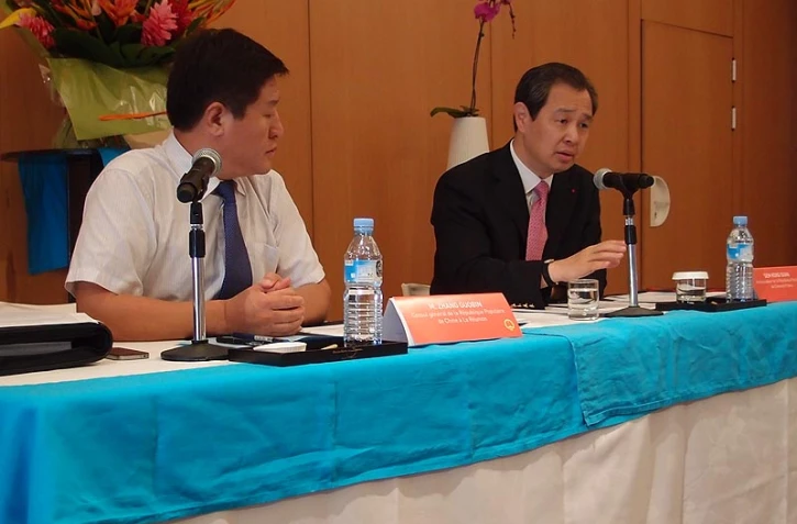 Mardi 17 mai 2011 - Présentation de la visite à La Réunion de WU Bangguo, numéro 2 du gouvernement chinois, en présence de SEM Kong Quan, ambassadeur de Chine en France