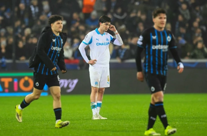 Le défenseur de l'OM Leonardo Balerdi après la défaite contre Bruges en Ligue des champions, le 28 janvier 2026