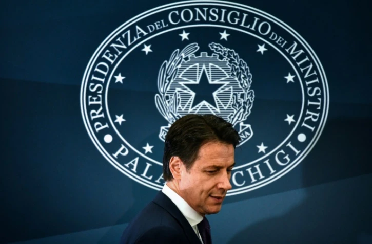 Le Premier ministre italien Giuseppe Conte à Rome le 28 décembre.