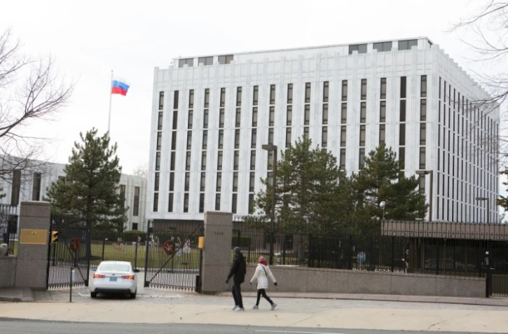 L'ambassade de Russie à Washington, le 31 décembre 2016 