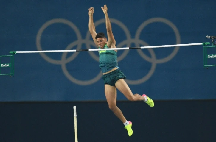 Le Brésilien Thiago Braz da Silva lors des Jeux de Rio, le 15 août 2016