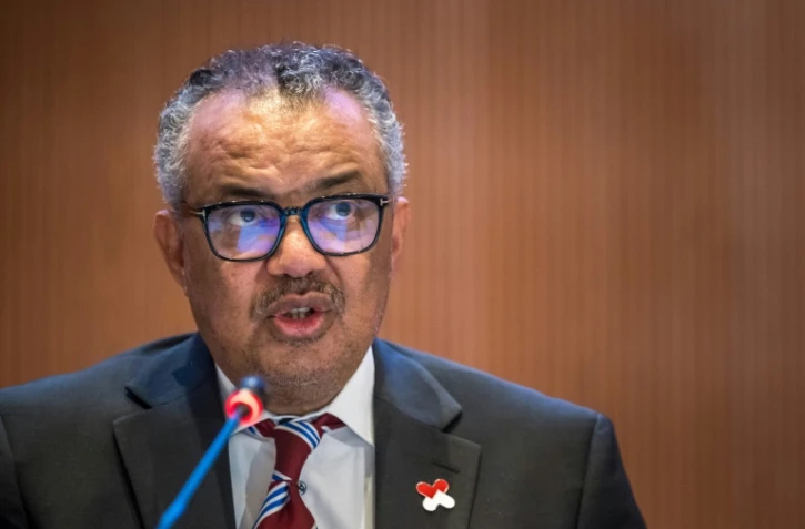 Le directeur général de l'OMS, le Dr Tedros Adhanom Ghebreyesus, le 27 mai 2024 à Genève