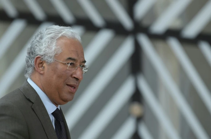 Le Premier ministre portugais Antonio Costa Ă Bruxelles, le 29 avril 2017