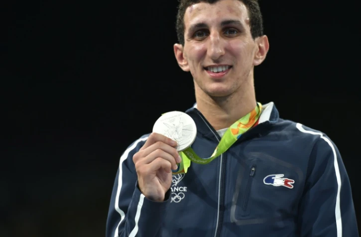 Sofiane Oumiha médaillé d'argent aux Jeux de Rio, le 16 août 2016