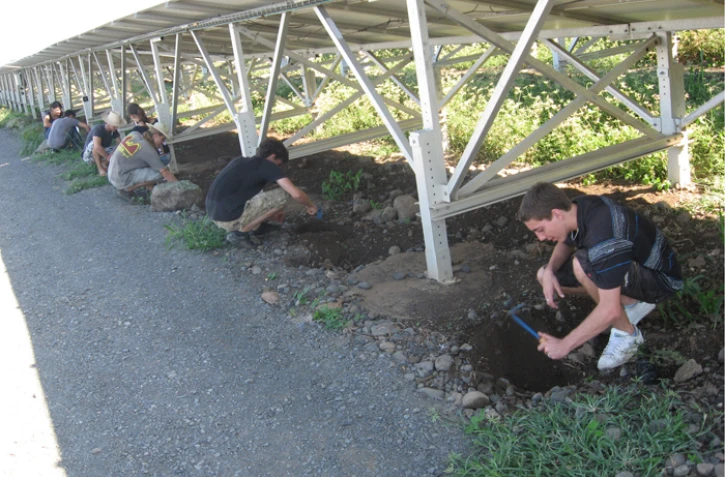 Des animations de découverte ont été menées sur le terrain par les lycéens