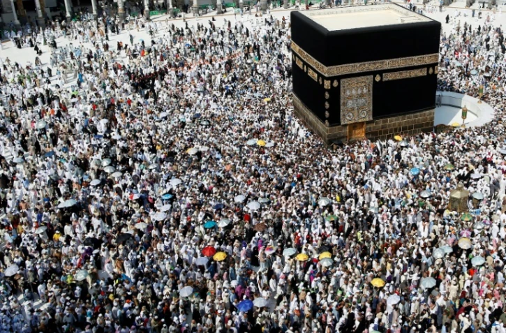 Des pèlerins musulmans à la Grande Mosquée de La Mecque, le 14 septembre 2016, en Arabie saoudite