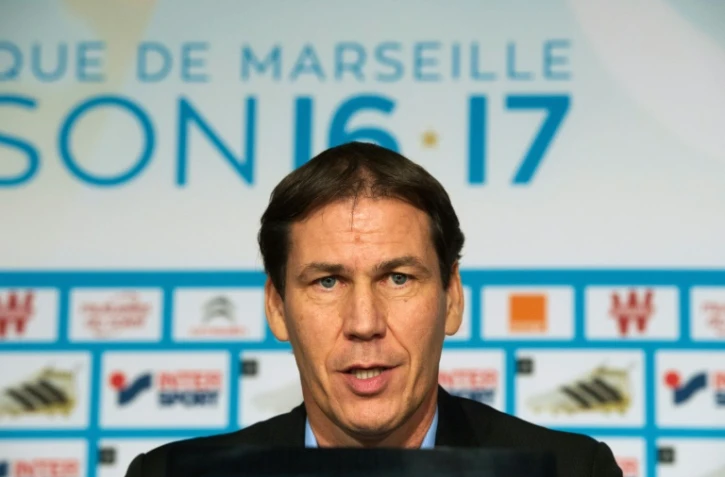 Le nouvel entraîneur de l'Olympique de Marseille, Rudi Garcia, le 21 octobre 2016 à Marseille