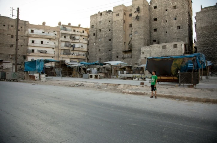 La zone contrôllée par les rebelles à Alep le 10 juillet 2016
