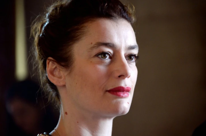 L'ex-étoile Aurélie Dupont, lors d'une conférence à Paris le 15 avril 2015