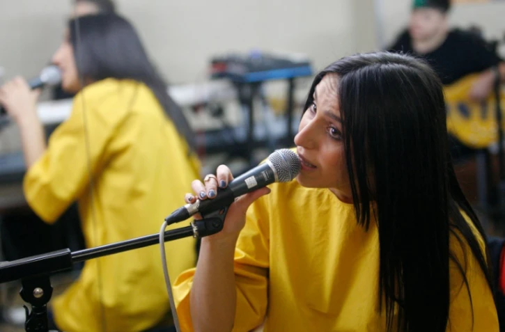 La chanteuse ukrainienne Susana Jamaladinova, alias Jamala, le 18 février 2016 à Kiev
