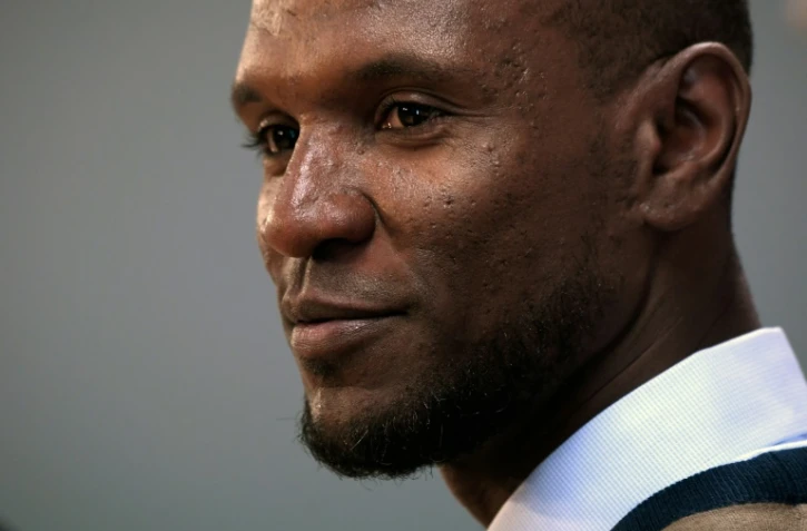 Le Français Eric Abidal, directeur sportif du FC Barcelone, lors de sa présentation à Sant Joan Despí, le 19 juin 2018  