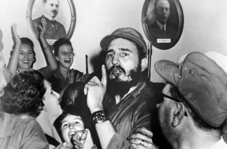 Fidel Castro le 4 janvier 1959 à Cienfuegos