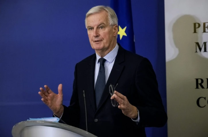 Le négociateur en chef de l'Union européenne pour le Brexit, Michel Barnier, le 19 décembre 2017 à Sofia