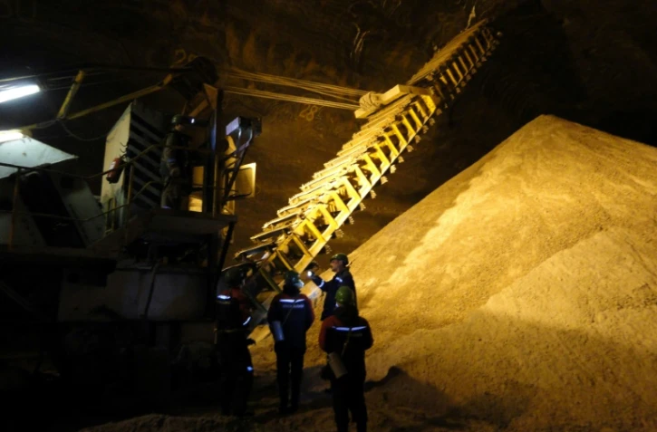 L'usine Uralkali, entreprise russe d'engrais à Berezniki, dans l'Oural, à plus de 1200 kilomètres à l'est de Moscou, le 28 mai 2013