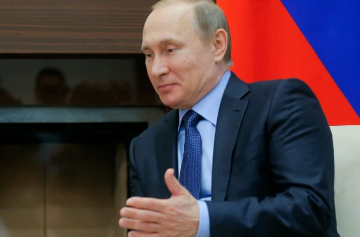 Le président russe Vladimir Poutine dans la résidence de  Novo-Ogaryovo près de Moscou, le 31 mars 2016