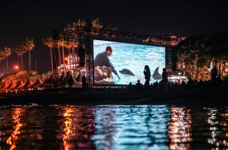 Projection du film "Le Grand Bleu" à Cannes, le 11 mai 2018