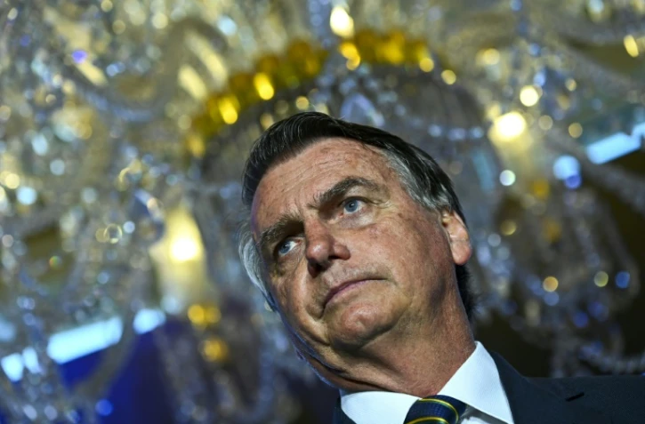 L'ex-président brésilien Jair Bolsonaro, le 3 février 2023 à Doral, en Floride