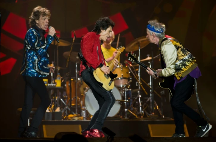 Les Rolling Stones en concert à Sao Paulo, le 24 février 2016