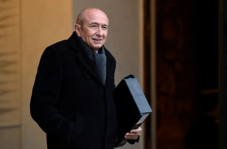 Le minsitre de l'Intérieur Gérard Collomb le 13 décembre 2017 à l'Elysee à Paris