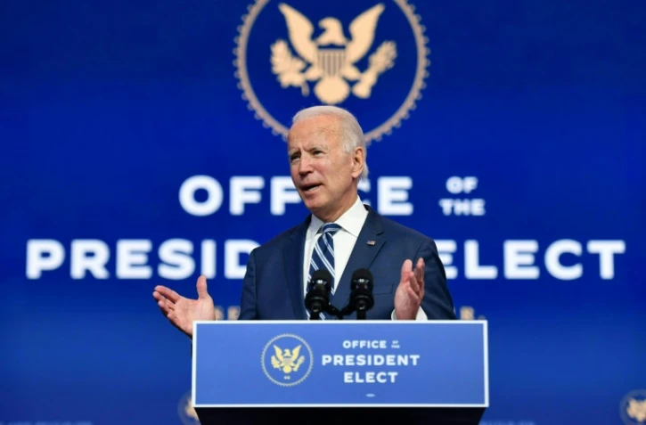 Le président élu Joe Biden, le 10 novembre 2020 à Wilmington, dans le Delaware