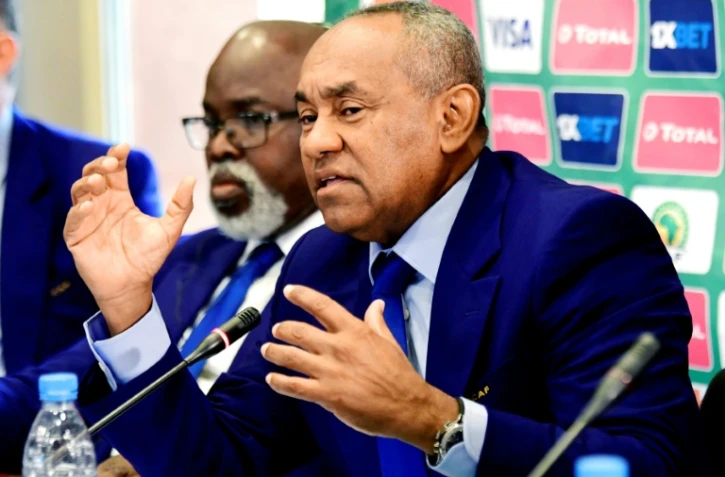 Le président de la CAF Ahmad Ahmad annonce le 8 janvier 2019 l'attribution de la CAN 2019 à l'Egypte