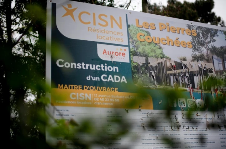 Le site de construction du nouveau Cada de Saint-Brévin-les-Pins, le 29 avril 2023
