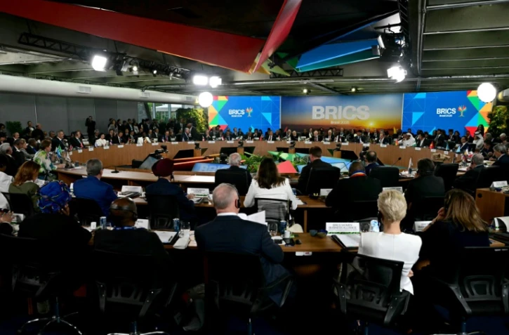 Deuxième session plénière du sommet des Brics à Rio de Janeiro, au Brésil, le 6 juillet 2025