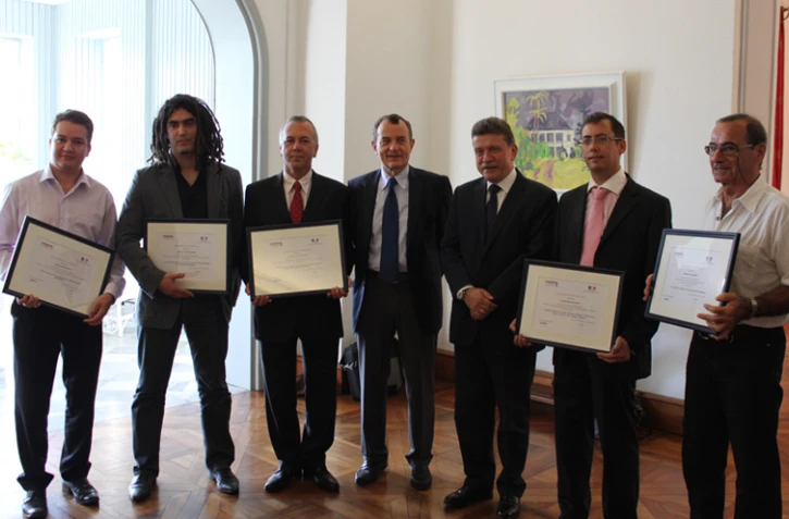 Vendredi 17 juin 2011 - Remise de prix du concours d'aide à la création d'entreprises innovantes (photo D.R)