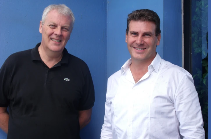 François Mandroux et Gilles Couapel (Photo D.R)