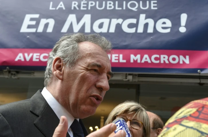 François Bayrou le 13 juin 2017 à Béthune