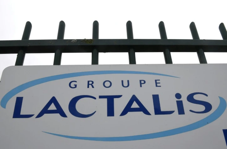 Entrée du siège du groupe Lactalis, à Laval (Ouest). Photo prise le 12 janvier 2018.