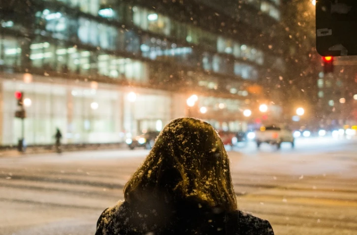 Chute de neige le 20 janvier 2016 à Washington