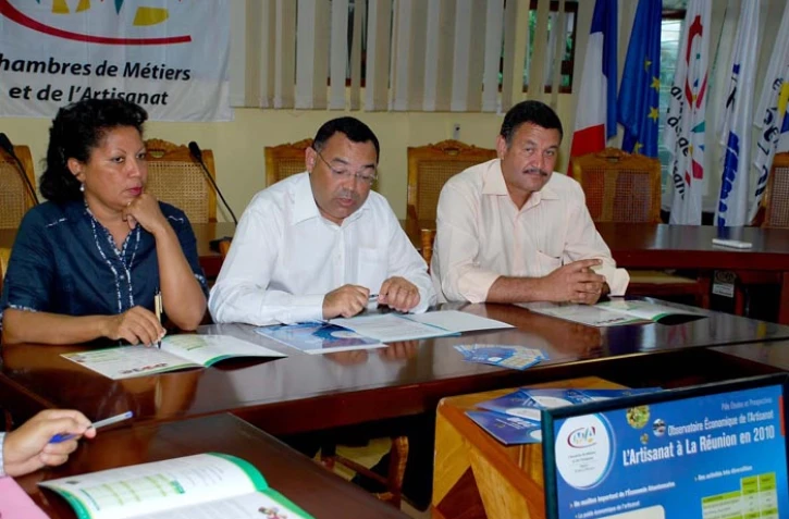 Mardi 21 juin 2011 - Conférence de presse sur les chiffres 2010 de l'artisanat (photo D.R)