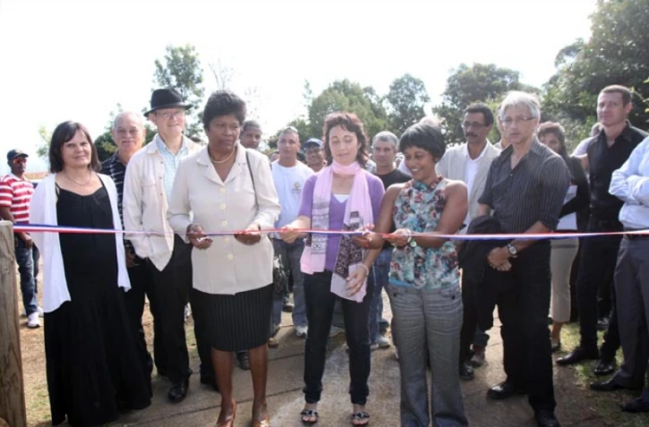 Vendredi 24 juin 2011: Inauguration de la zone de loisirs de Saint-François (photo DR)