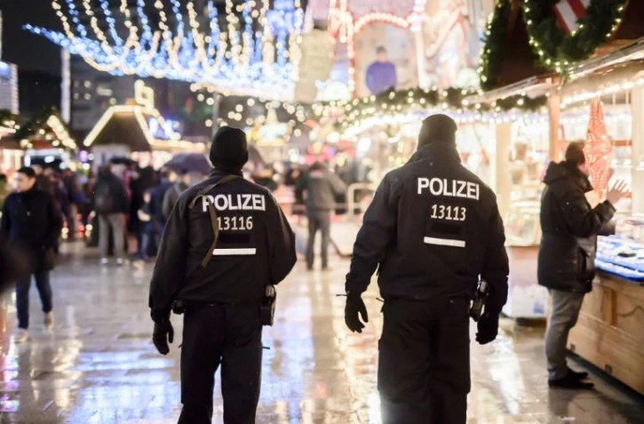 Des policiers déployés le 22 décembre 2016 à Berlin