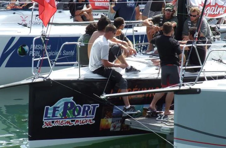 Tour de France à la voile 2011 - Le &quot;Ile de La Réunion  - Ville du Port&quot; (Photo DR)
