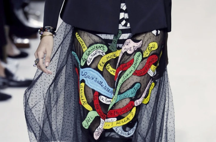 Défilé Dior, le 26 septembre 2017 à Paris