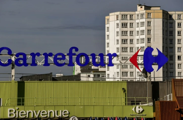 Un supermarché Carrefour à Calais, le 21 septembre 2017
