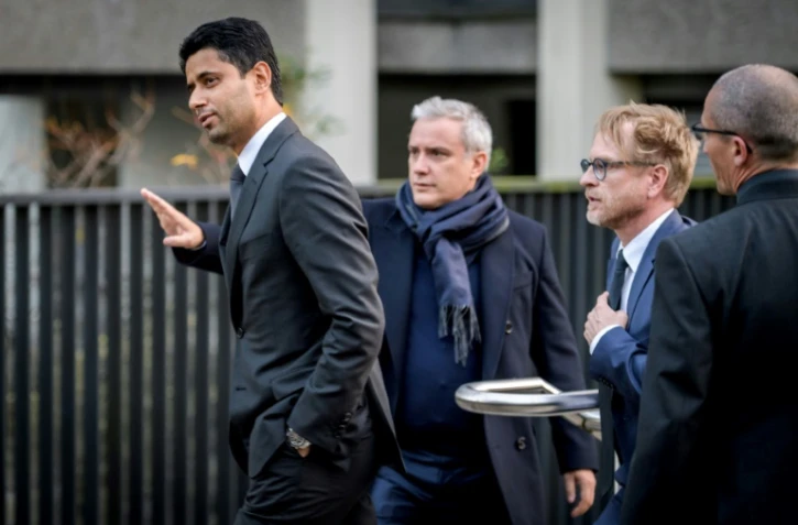 Le président de beIN Media et du PSG Nasser Al-Khelaïfi, le 25 octobre 2017 à Bern
