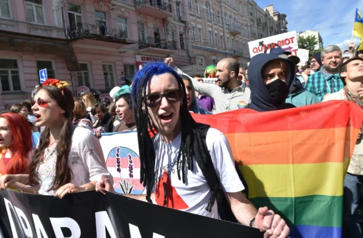 Gay Pride, le 12 juin 2016 à Kiev