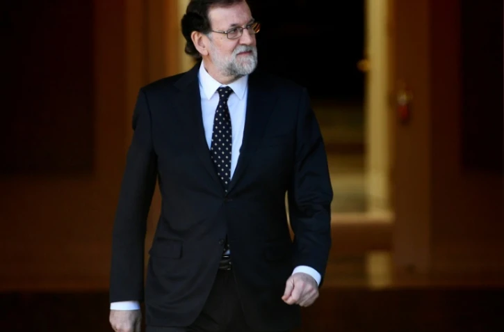 Photo archives de Mariano Rajoy le 6 février 2018 à Madrid
