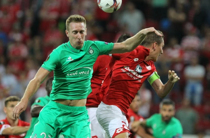 L'attaquant stéphanois Robert Beric a signé l'égalisation de son équipe face à Mayence, à l'Opel Arena, le 15 septembre 2016
