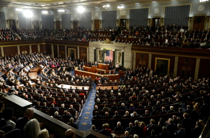 La Chambre des représentants à Washington, le 28 février 2017
