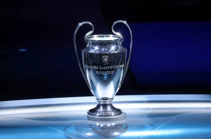 Le trophée de la Ligue des champions exposé lors de la cérémonie du tirage au sort des groupes à Monaco, le 29 août 2019