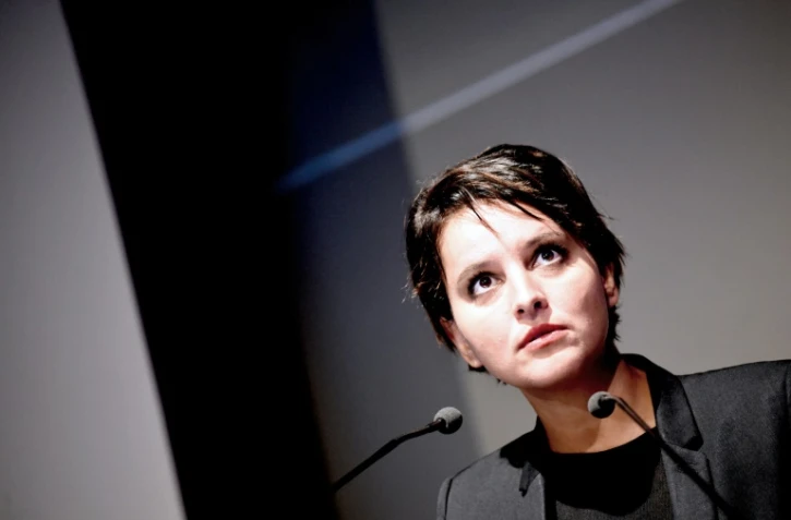 La ministre de l'Education nationale Najat Vallaud-Belkacem, le 26 septembre 2016 à Grenoble