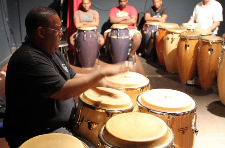 Mardi 12 Juillet 2011 Masterclass de percussions à Saint Paul
Photo Mamousse Mathieu