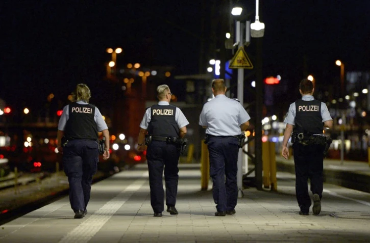 Des policiers sur les quais de la gare de Munich, le 31 août 2015