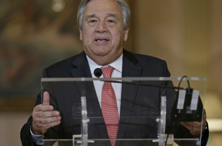 Antonio Guterres à Lisbonne le 6 octobre 2016