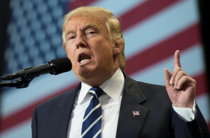 Le président élu Donald Trump le 13 décembre 2016 à West Allis, dans le Wisconsin